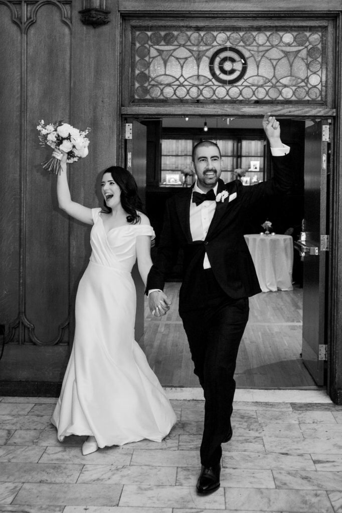 Chicago Athletic Association wedding reception photo