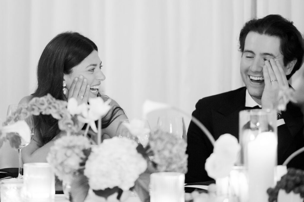 A candid reception photograph captured by Chicago wedding photographer at RPM Events