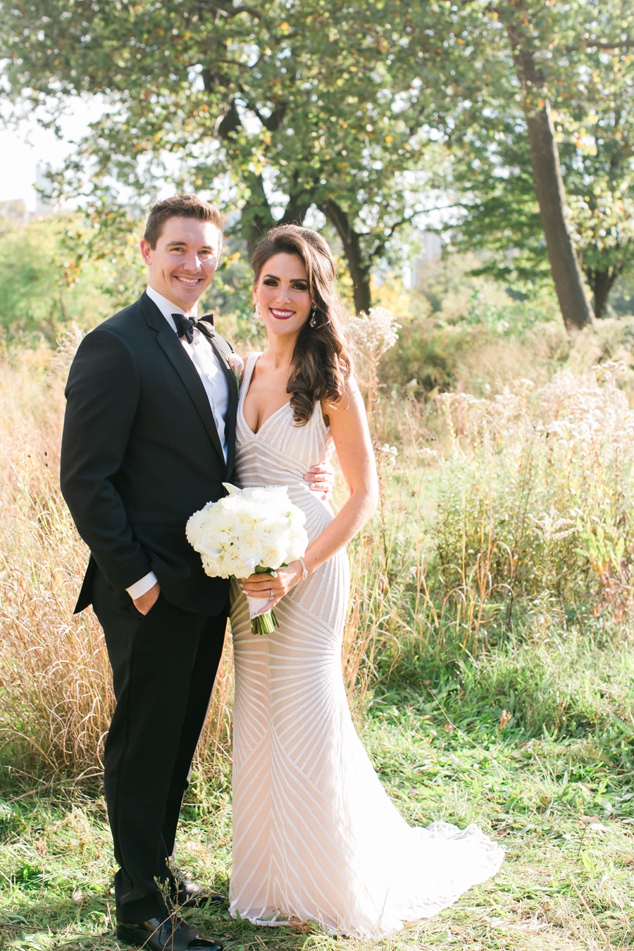 A fall wedding at Cafe Brauer in Chicago.