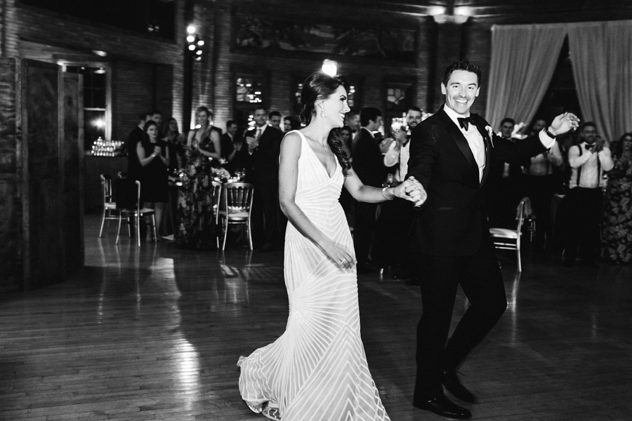 A glamorous wedding at the Cafe Brauer ballroom in Chicago.
