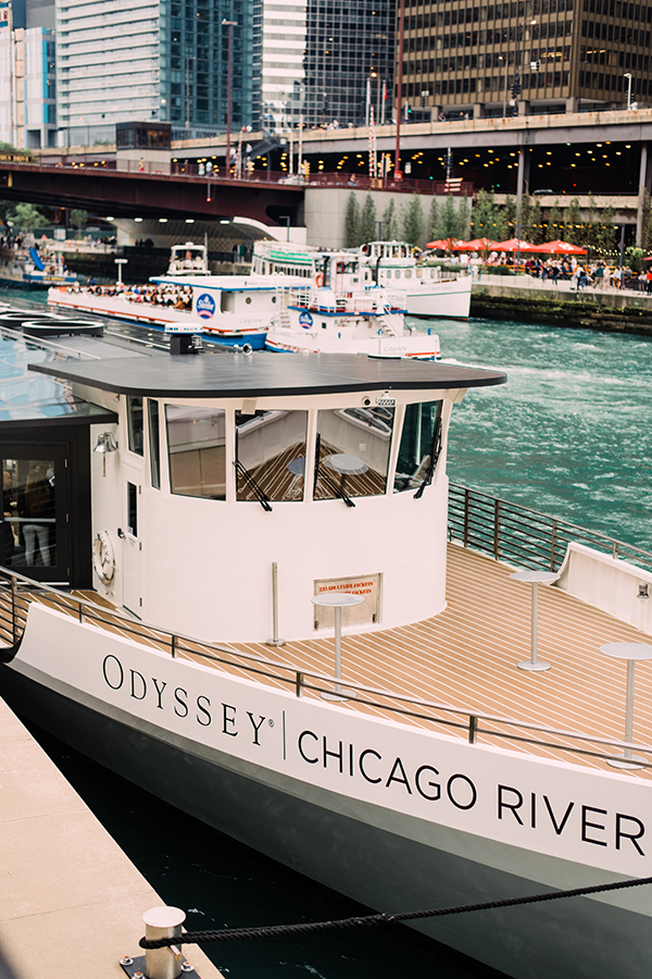 Chicago boat wedding