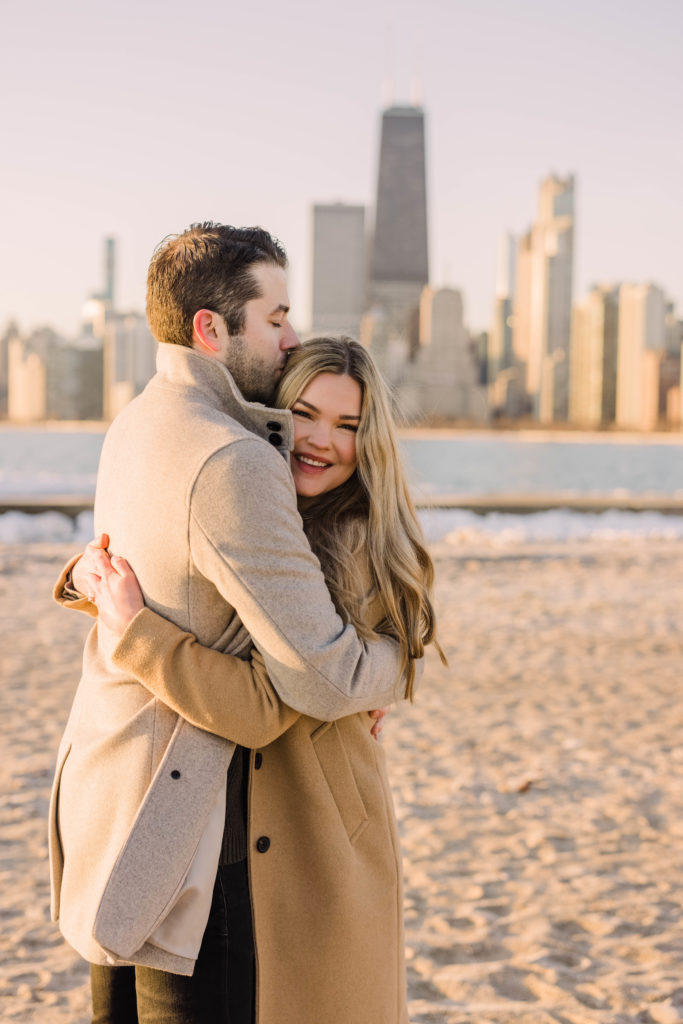 A North Avenue Beach engagement session.