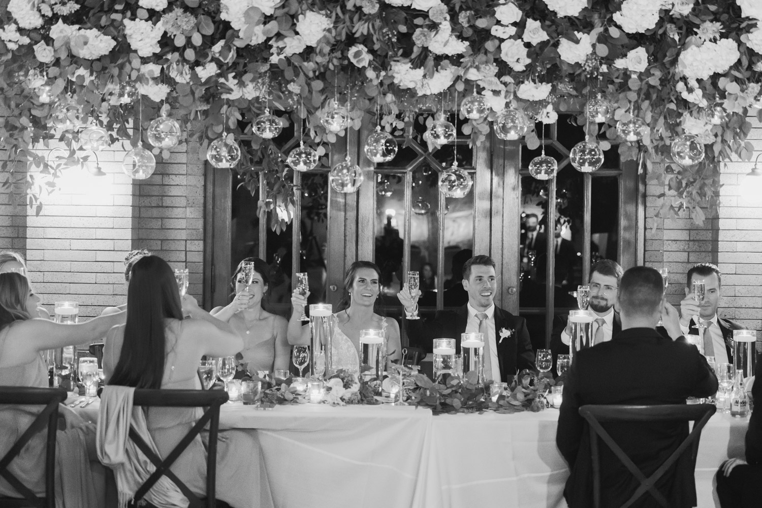 Cafe Brauer wedding reception photo
