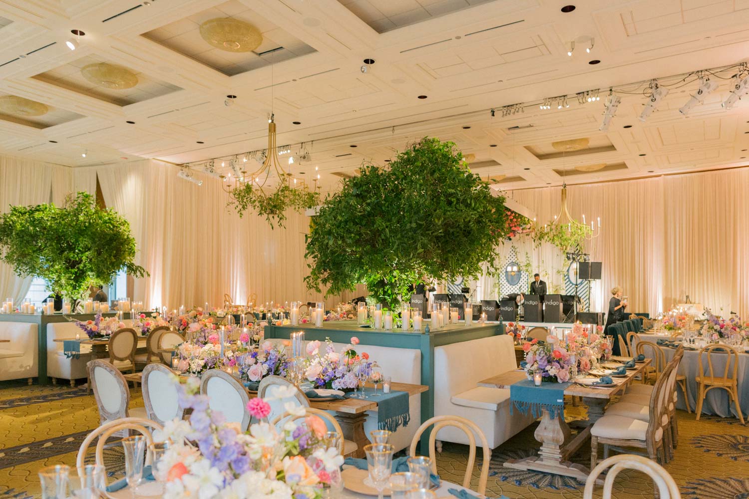 A whimsical, colorful wedding reception in Chicago.