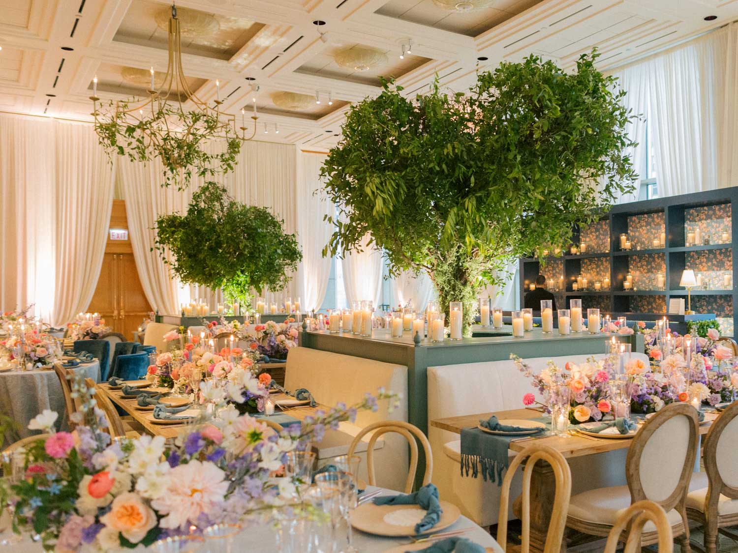 A gorgeous wedding reception captured at The Peninsula in Chicago.