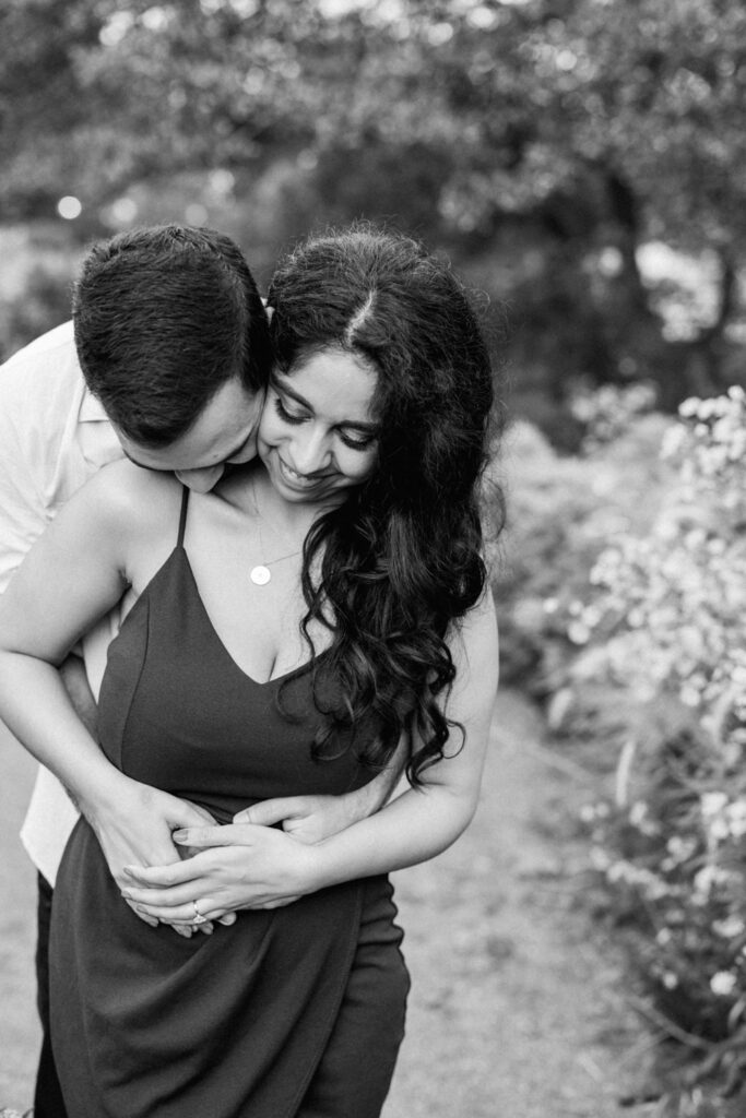 Sweet, intimate moment captured just after the proposal