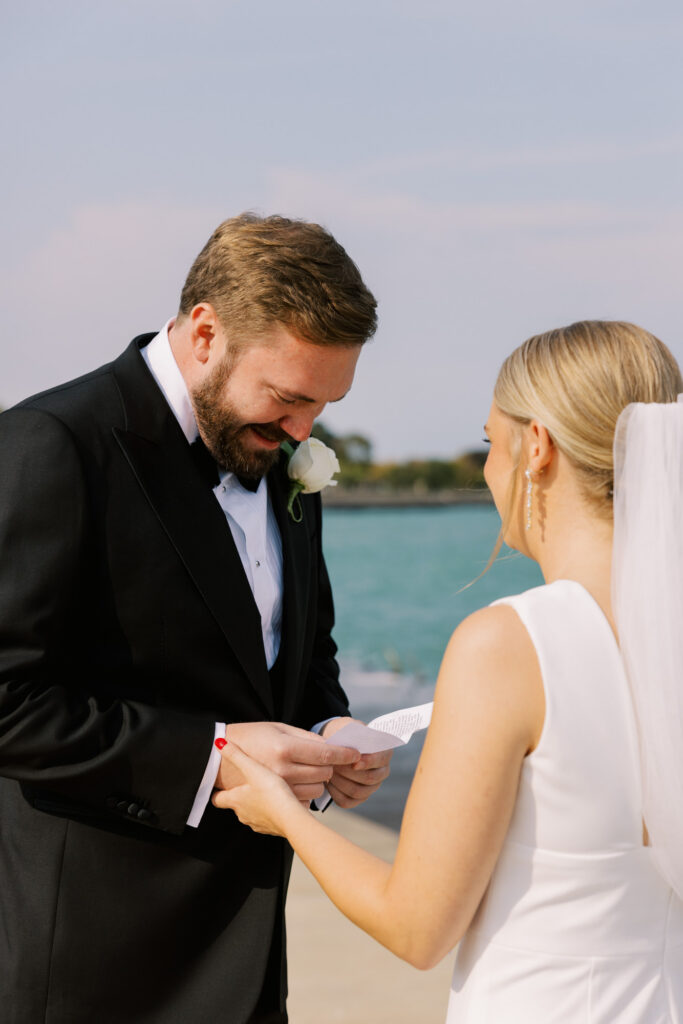 Private Vows Chicago Lakefront Wedding