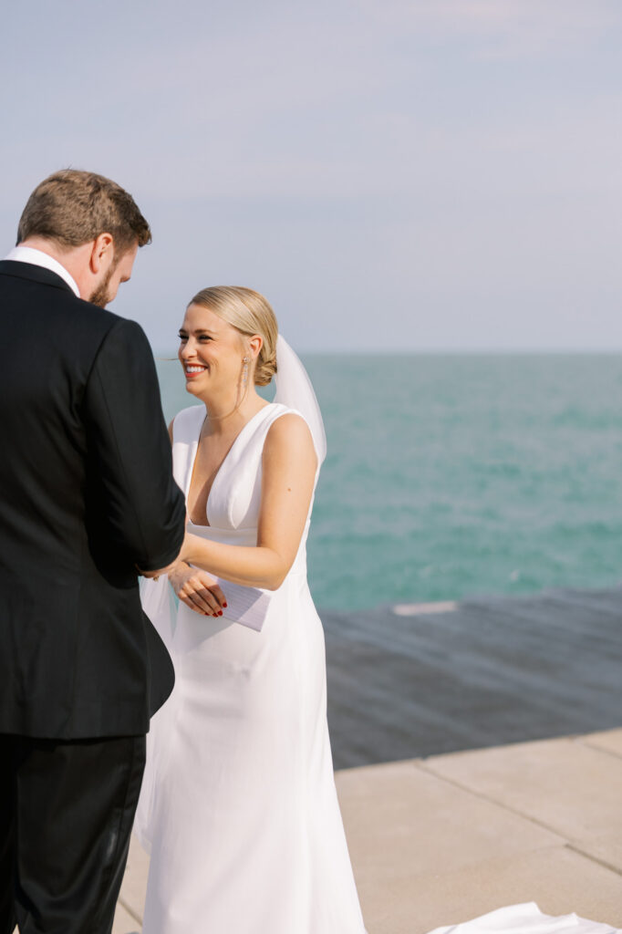 Private Vows Chicago Lakefront Wedding