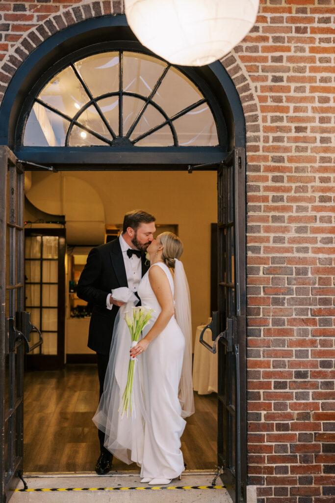 Bride And Groom Entering Salvatore’s Chicago