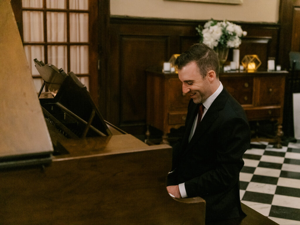 Indoor Wedding Ceremony Salvatore’s Chicago Lincoln Park