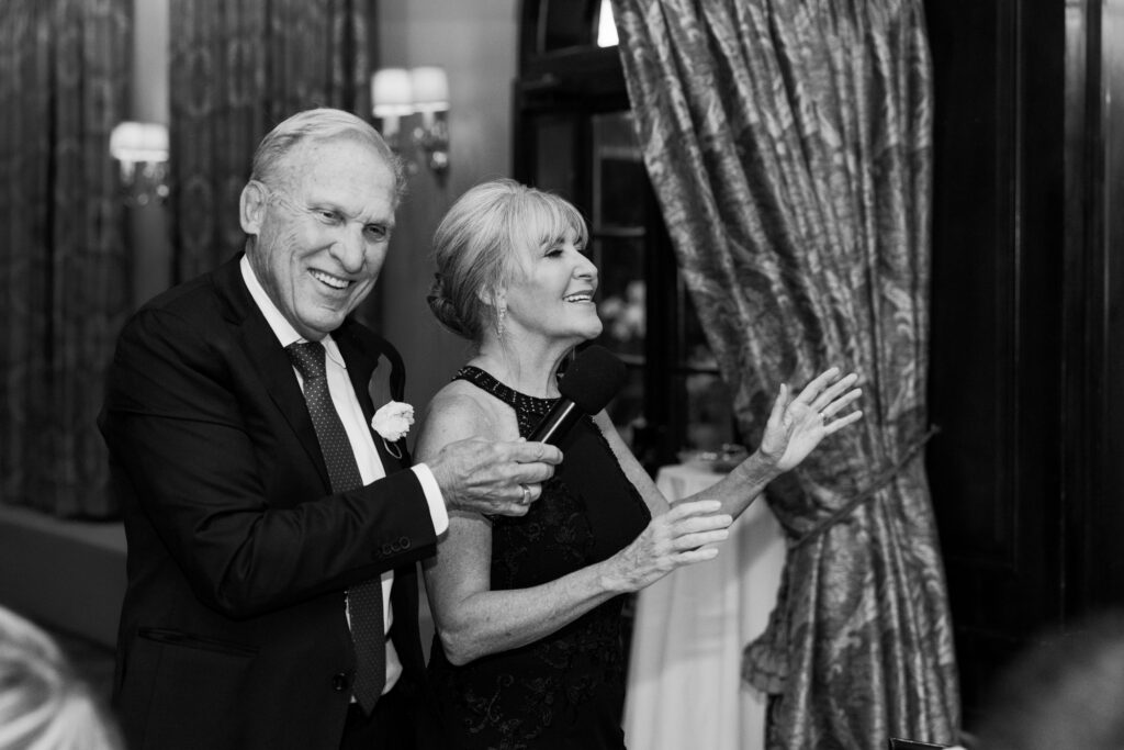 Wedding Dinner Toast Salvatore’s Chicago Reception